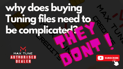 Keeping It Simple! Our file credit system For MAX TUNE Dealers And File Only Users - Explained.